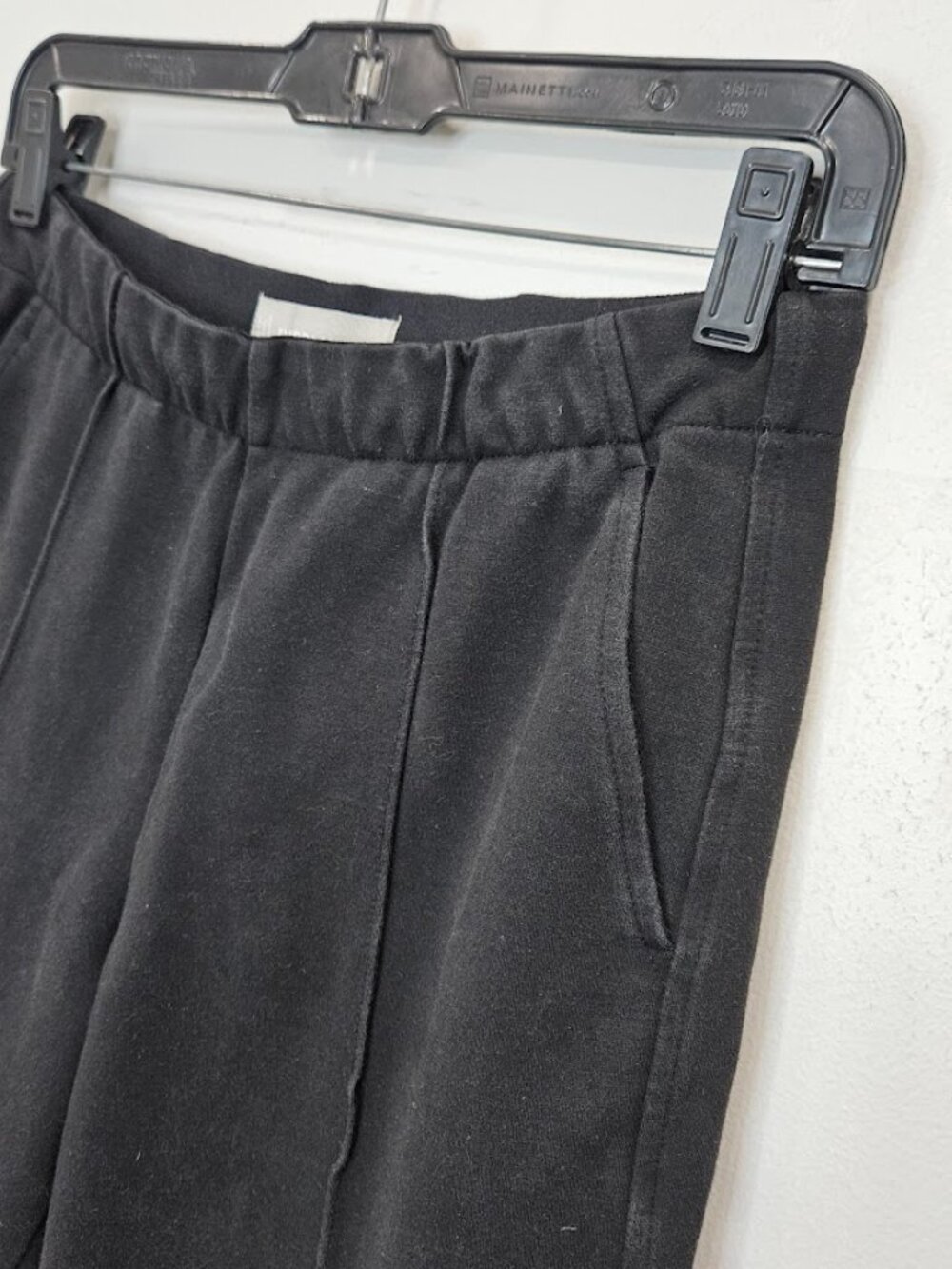 Everlane Black Tapered Leg Pants Dream Slim High Waisted Trousers Office Small - Picture 5 of 12